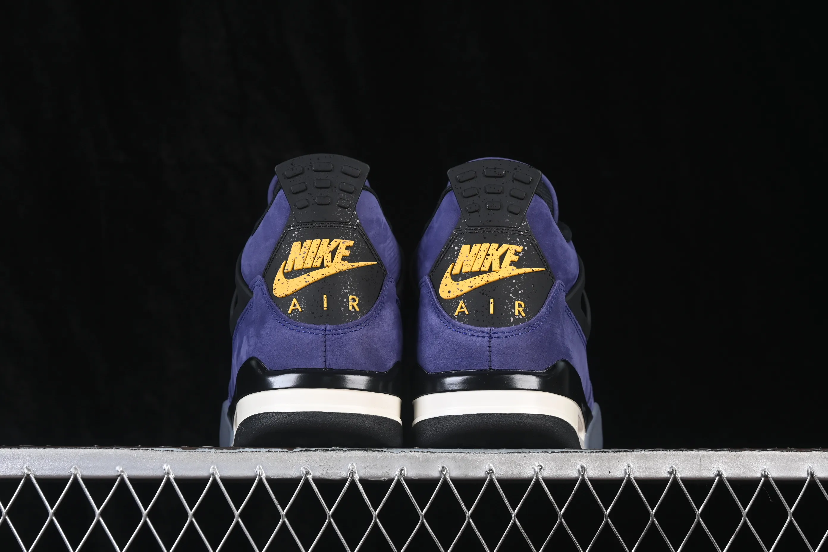 All categories Air Jordan Jordan series basketball shoes Air Jordan 4 LJR version Air Jordan 4 Retro "Lakers" AJ4 Joe 4 Lakers Purple Gold FV5029-500